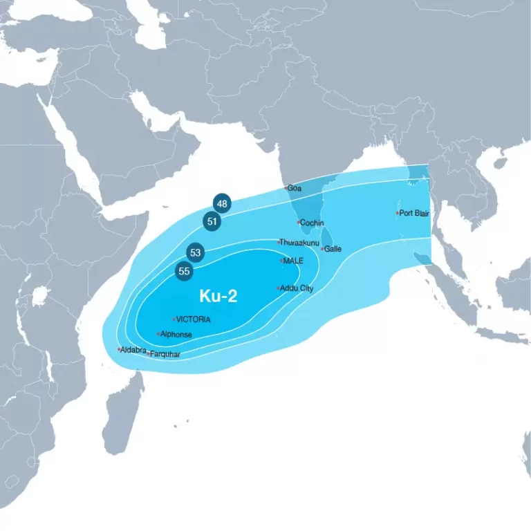 Ku-2 - Map -spacecom
